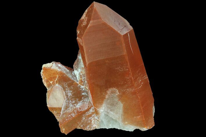 Natural, Red Quartz Crystal Cluster - Morocco #88916